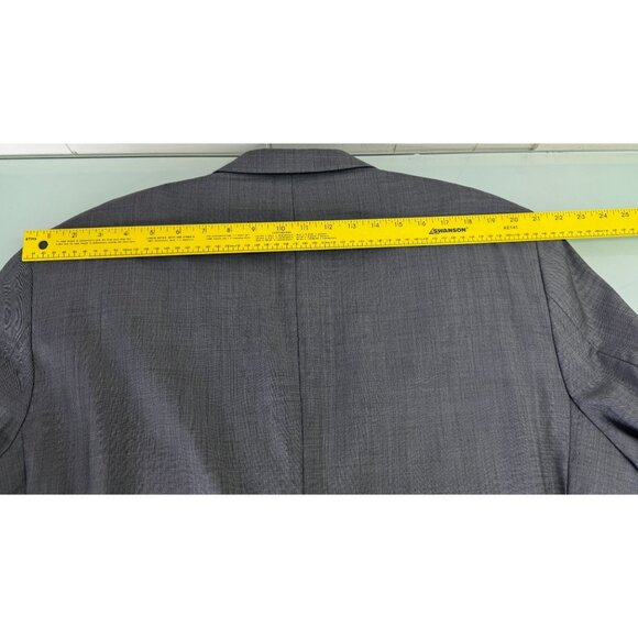 Peter Millar Blazer Jacket 50T 100% Wool Gray Double Vent Sport Coat Sport Coat - Picture 11 of 12